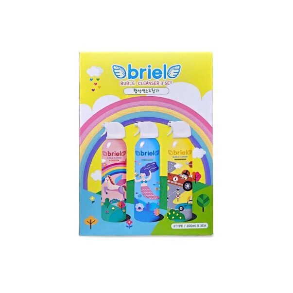 Brielle Bubble Cleanser 200ml 3-piece set gift box